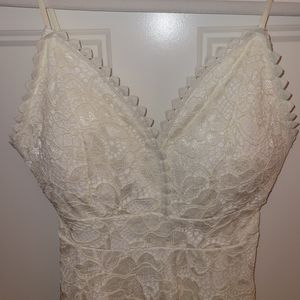 Laced cream dess
